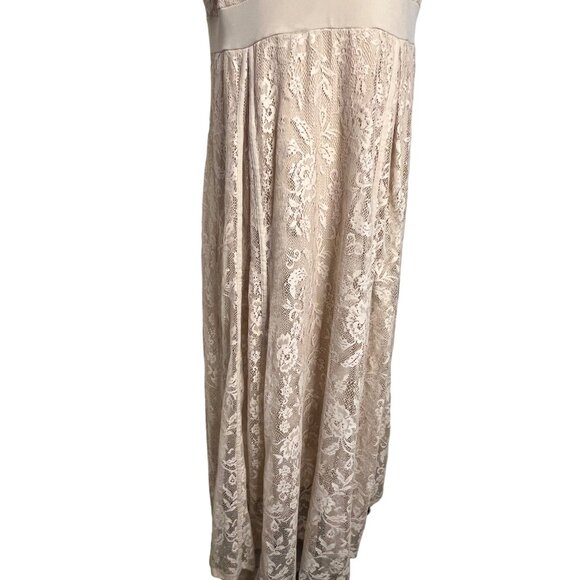 Candlelight women’s 2X Maxi Formal Lace Ivory Mother of the Bride - Picture 10 of 12